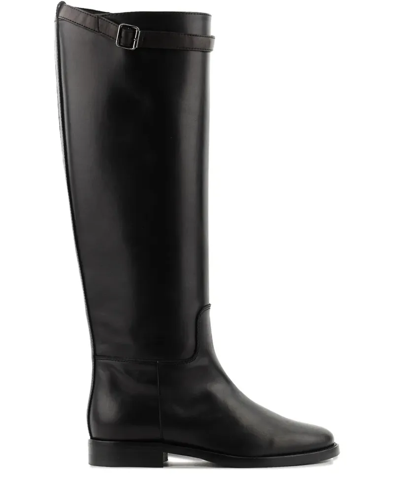 Paul Warmer Stiefel mit Schnalle - Schwarz Schwarz