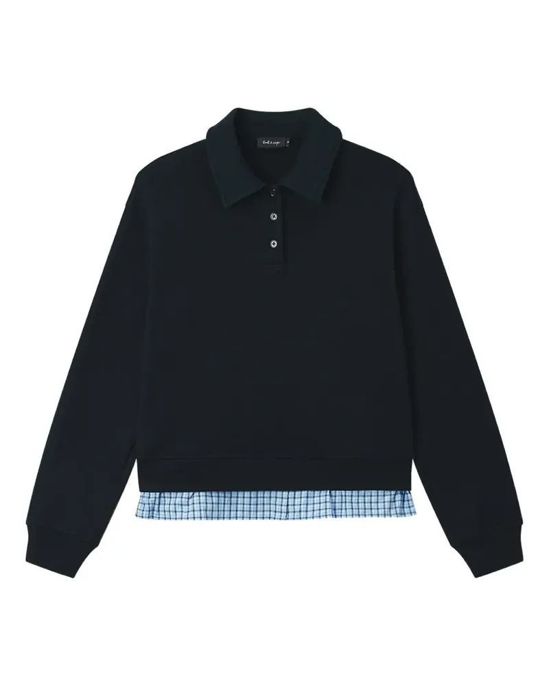 Tout a Coup Poloshirt im Layering-Look - Blau Blau
