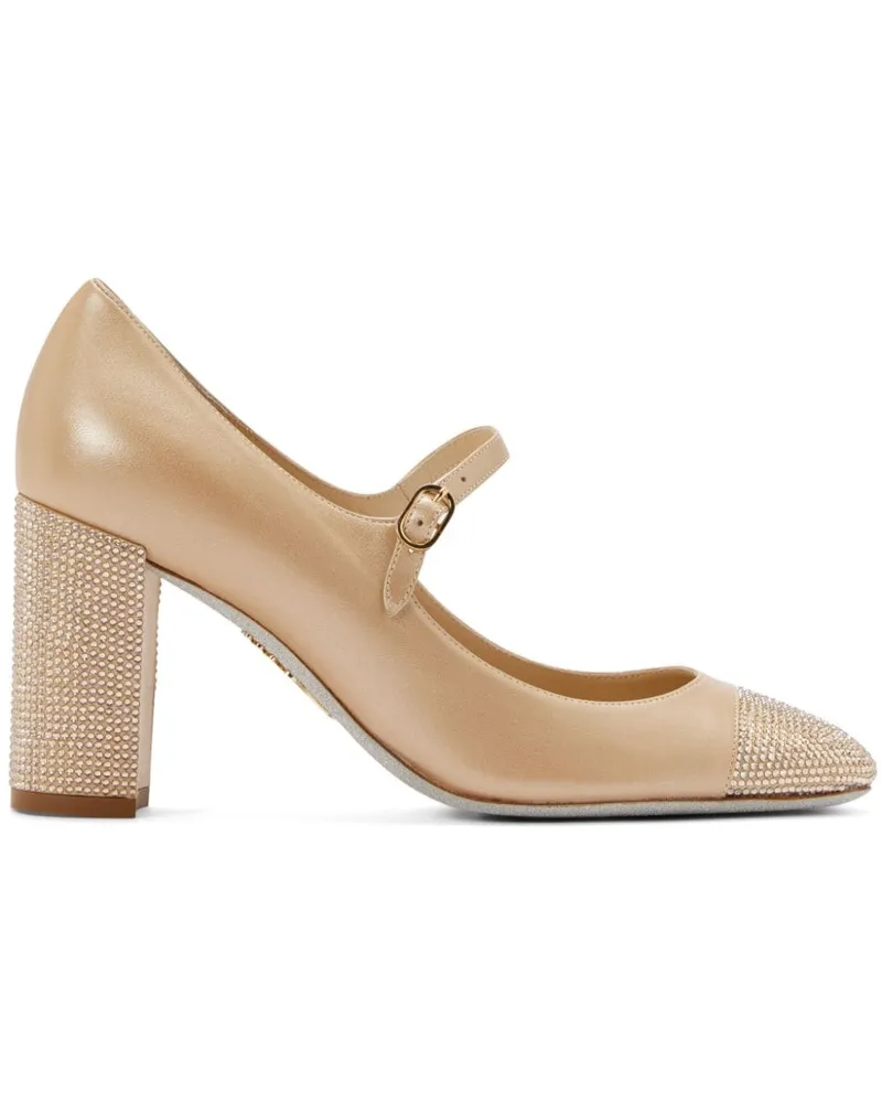 René Caovilla Kristen Pumps 80mm - Nude Nude