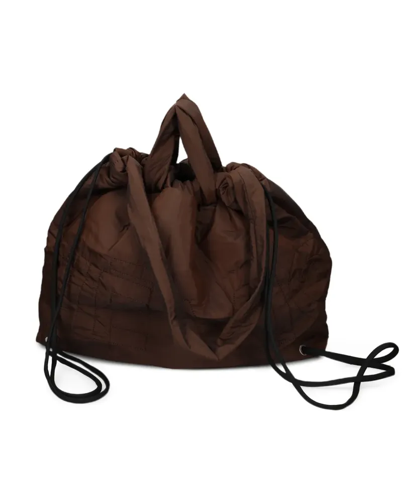 Vic Matié Gesteppte Beuteltasche - Braun Braun