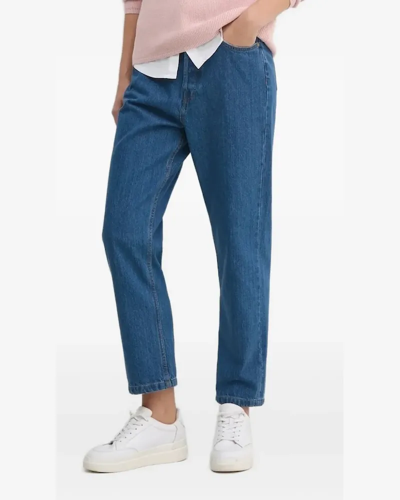 Barbour Gerade Jeans mit hohem Bund - Blau Blau