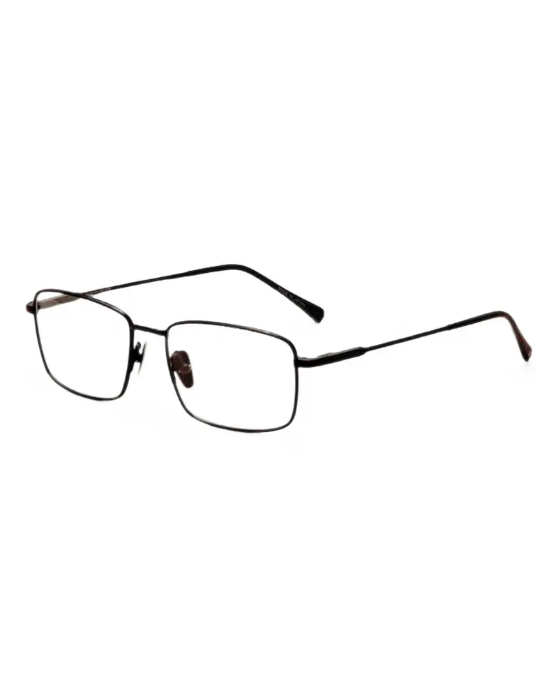 John Varvatos Brille mit eckigem Gestell - Schwarz Schwarz
