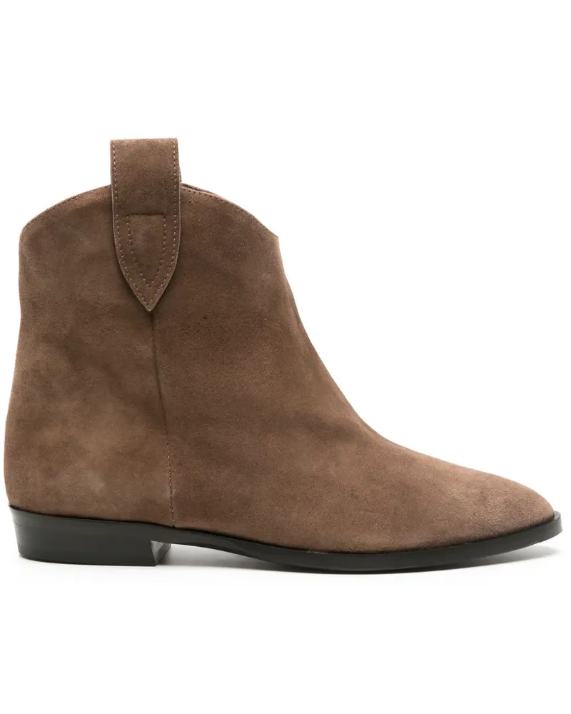 FESTA Milano Hellas Stiefeletten aus Wildleder - Braun Braun