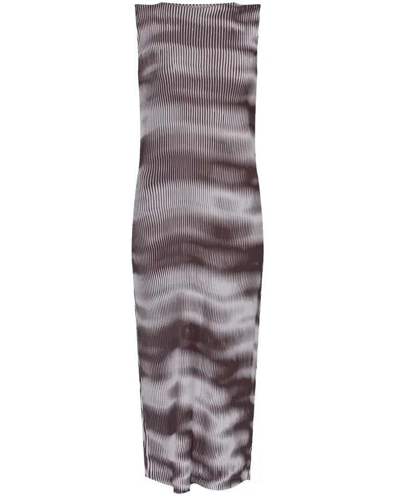 Issey Miyake Sway Pleats Kleid - Grau Grau