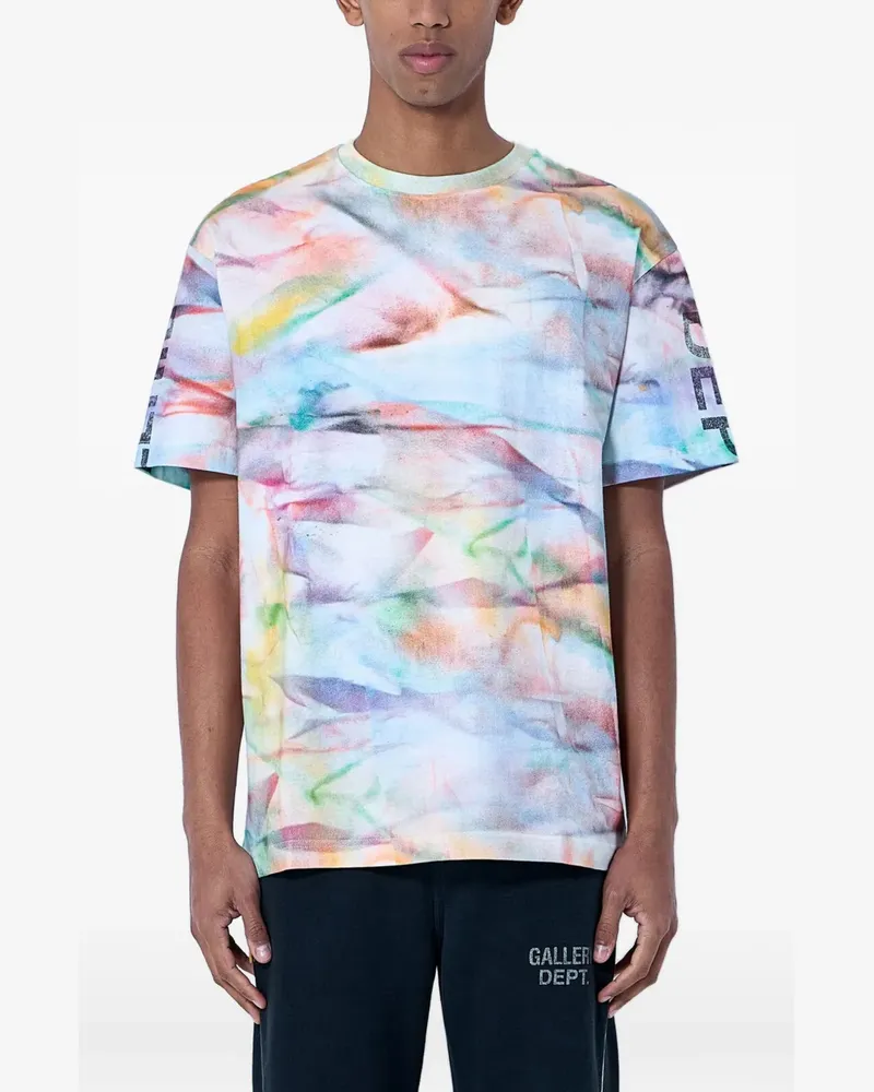 GALLERY DEPT. abstract-print cotton T-shirt - Blau Blau