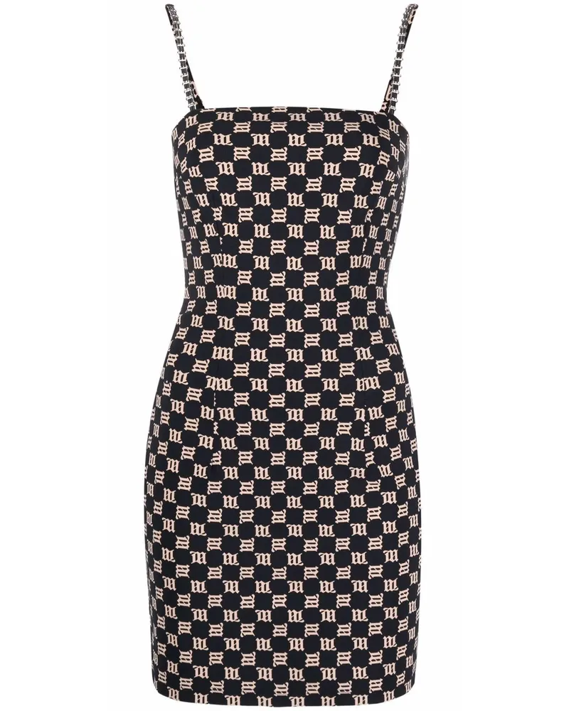 MISBHV Kleid mit Print - Schwarz Schwarz