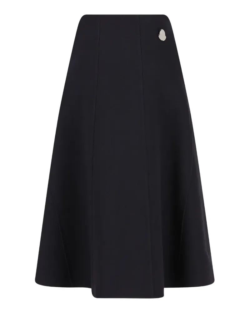 Moncler x Jil Sander midi flared skirt - Blau Blau