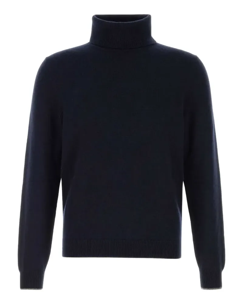 SEASE Rollkragenpullover aus Kaschmir - Blau Blau