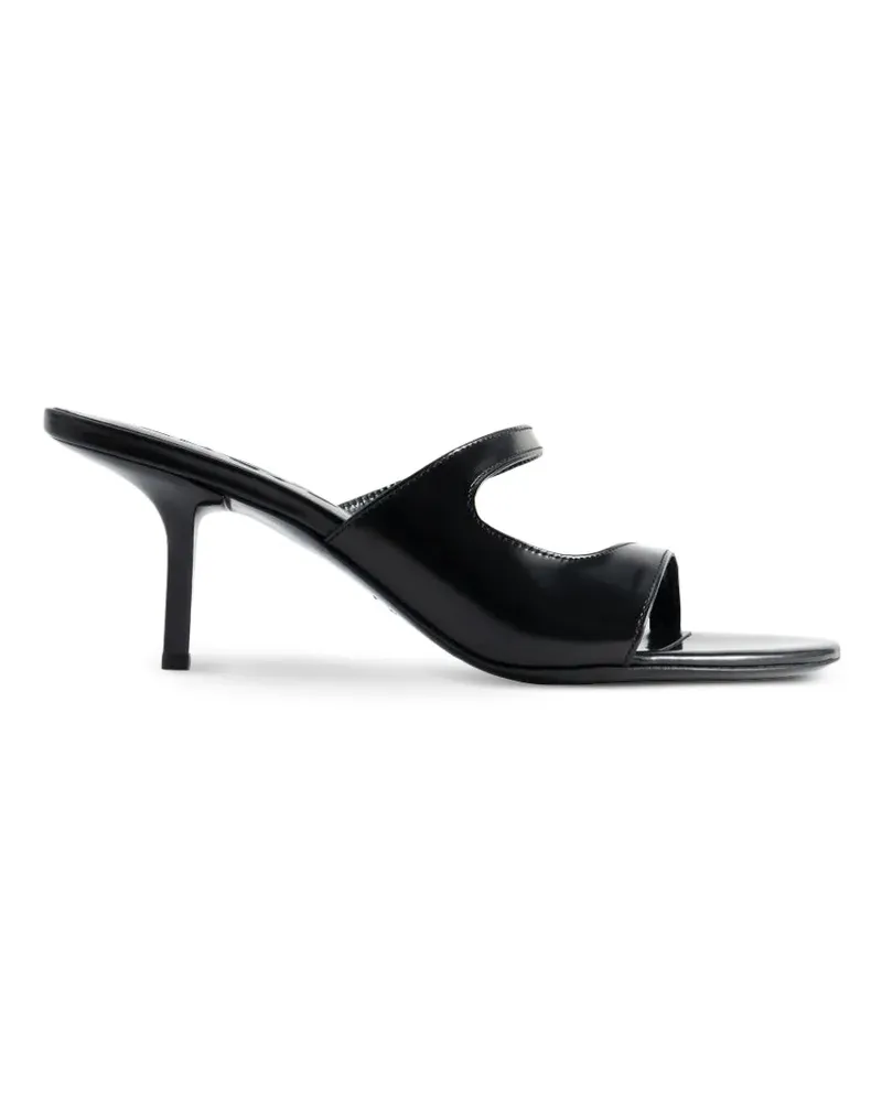 by FAR Serena patent-leather sandals - Schwarz Schwarz