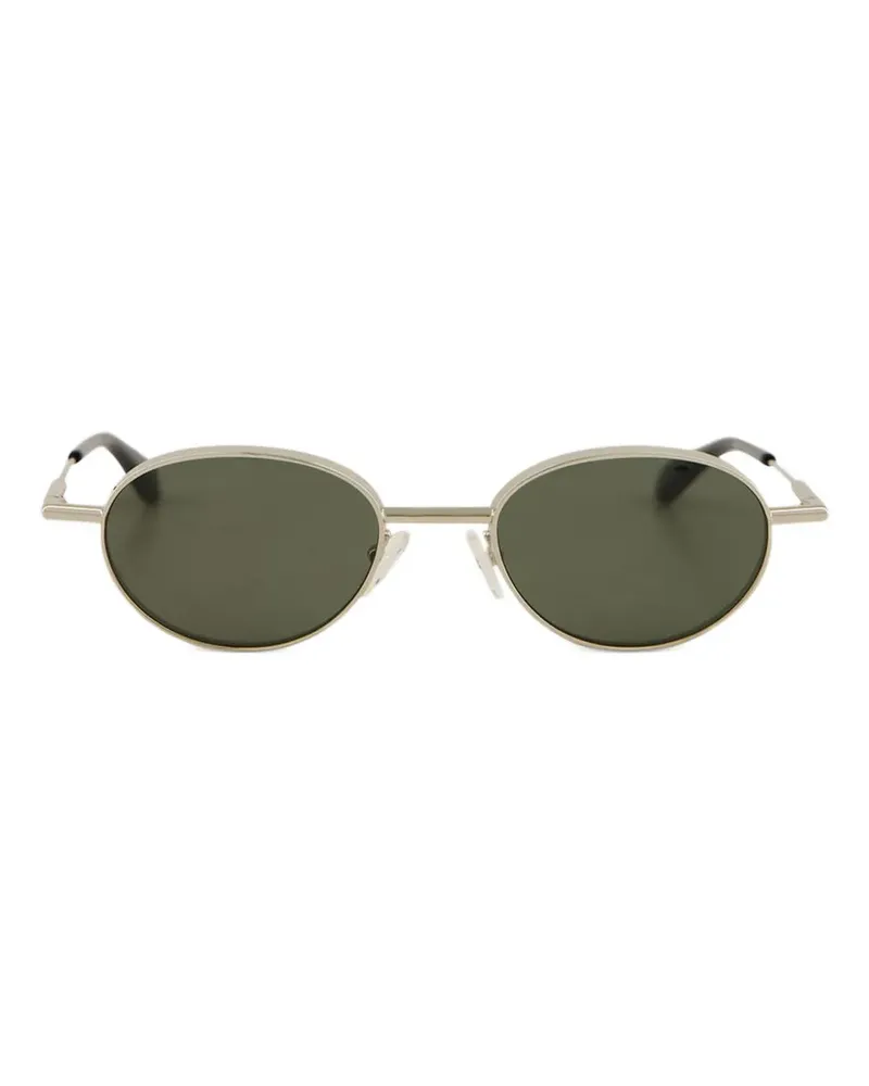 Alexander McQueen oval-frame sunglasses - Silber Silber