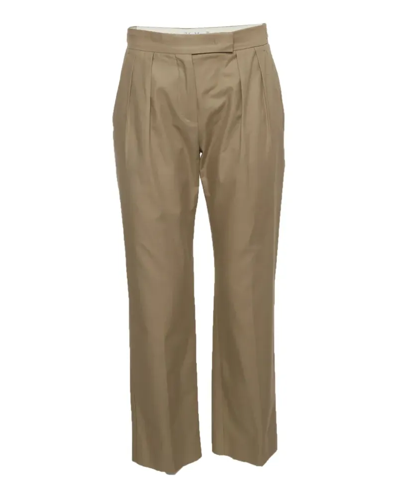 Max Mara Weite Hose mit Bundfalten - Nude Nude