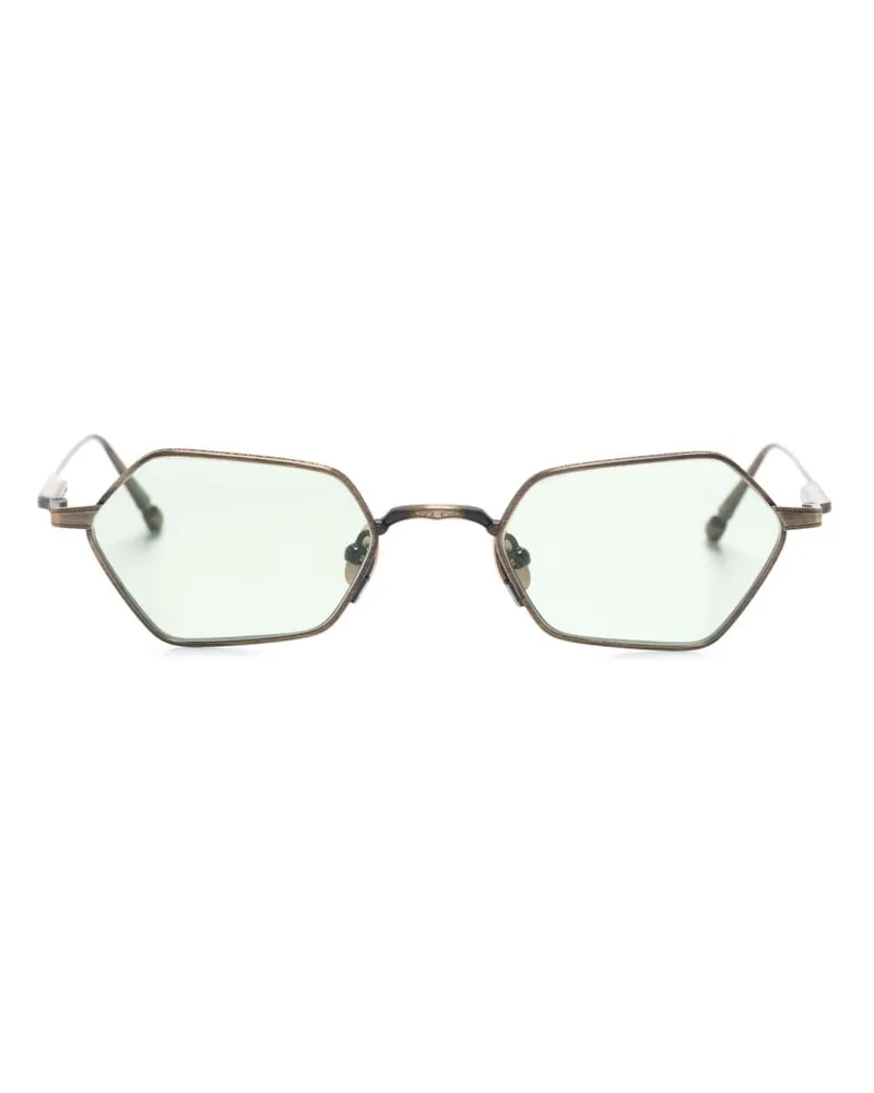 MATSUDA Geometrische Sonnenbrille aus Titan - Grau Grau