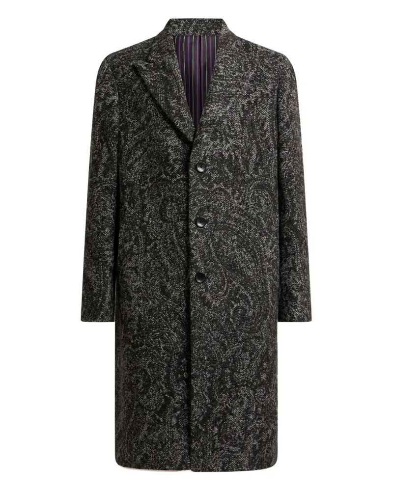 Etro Mantel mit Jacquardmuster - Grau Grau