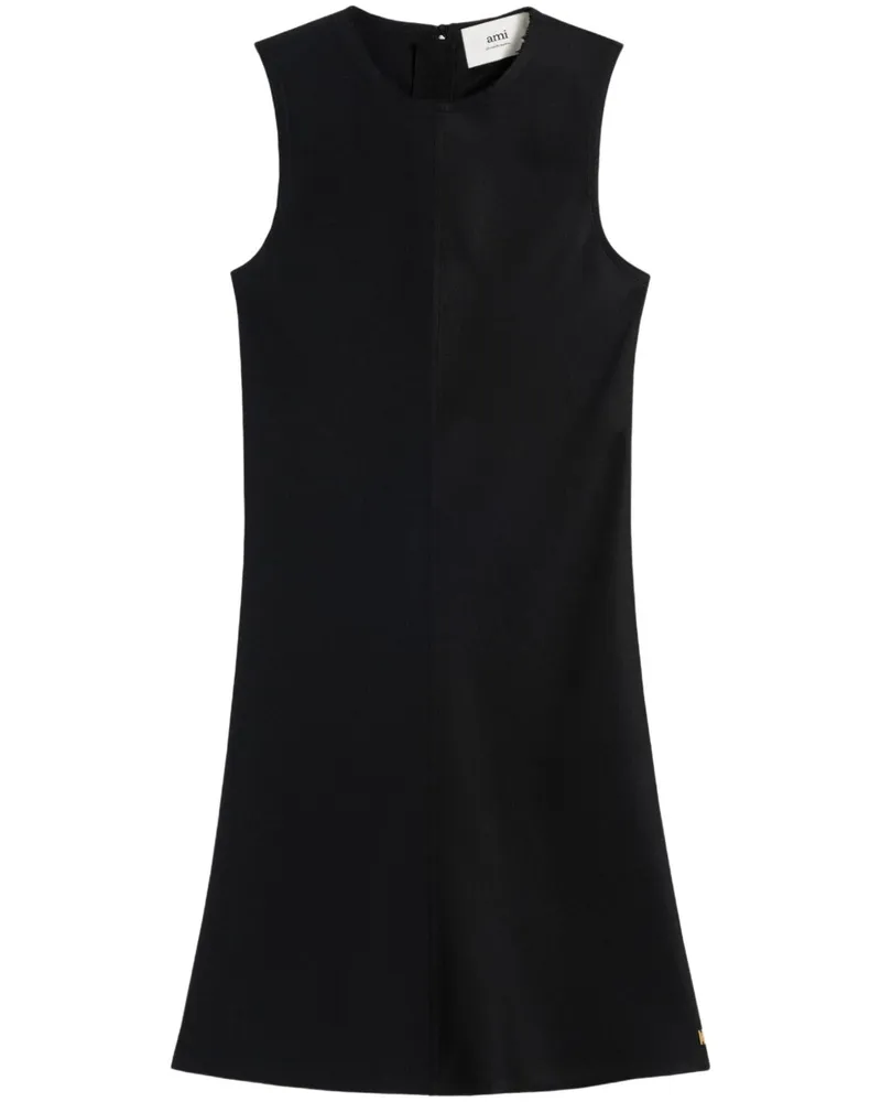 AMI Paris Ärmelloses Kleid - Schwarz Schwarz