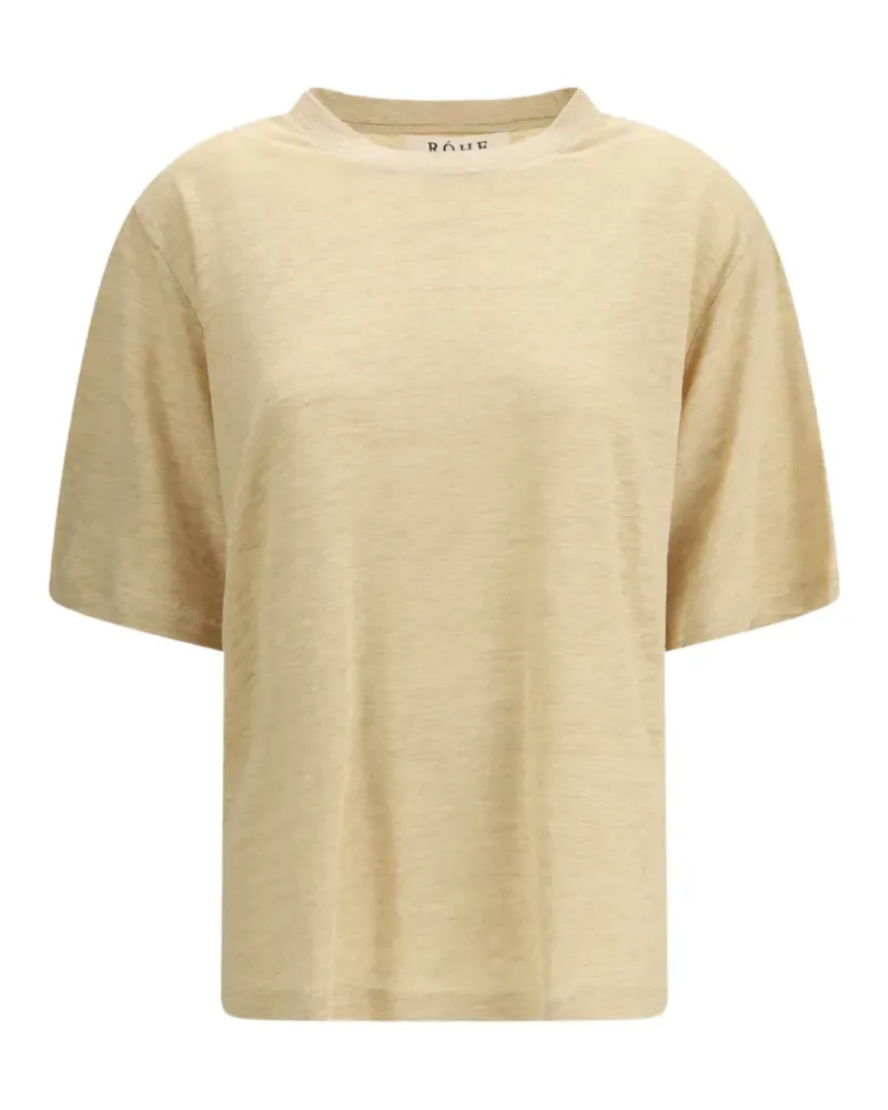 Róhe T-Shirt mit lockerem Schnitt - Nude Nude