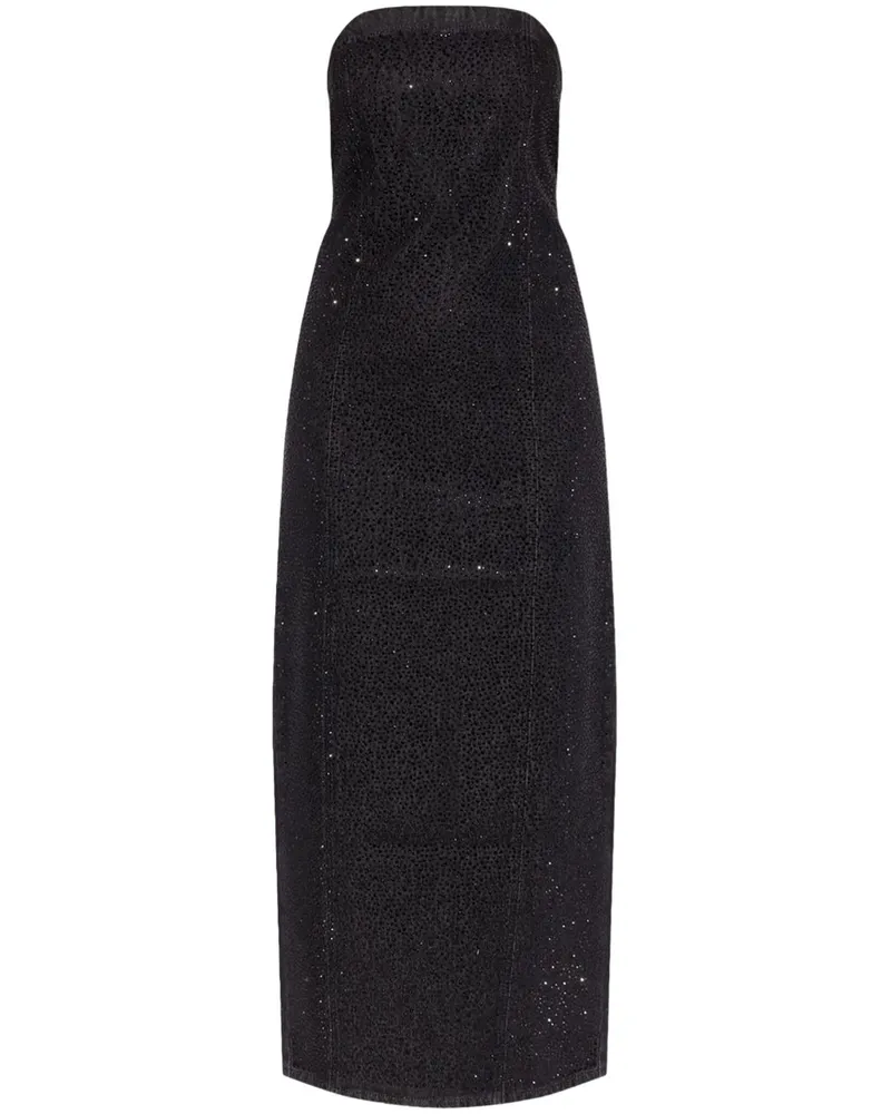 Gestuz Midikleid mit Strass - Schwarz Schwarz