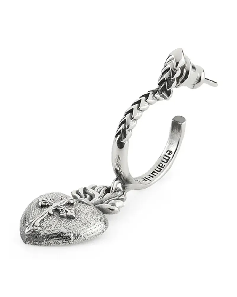 Emanuele Bicocchi Sacred Heart Ohrring - Silber Silber