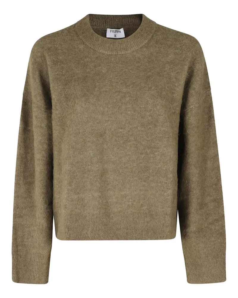 Filippa K Pullover mit Rundhalsausschnitt - Grün Grün