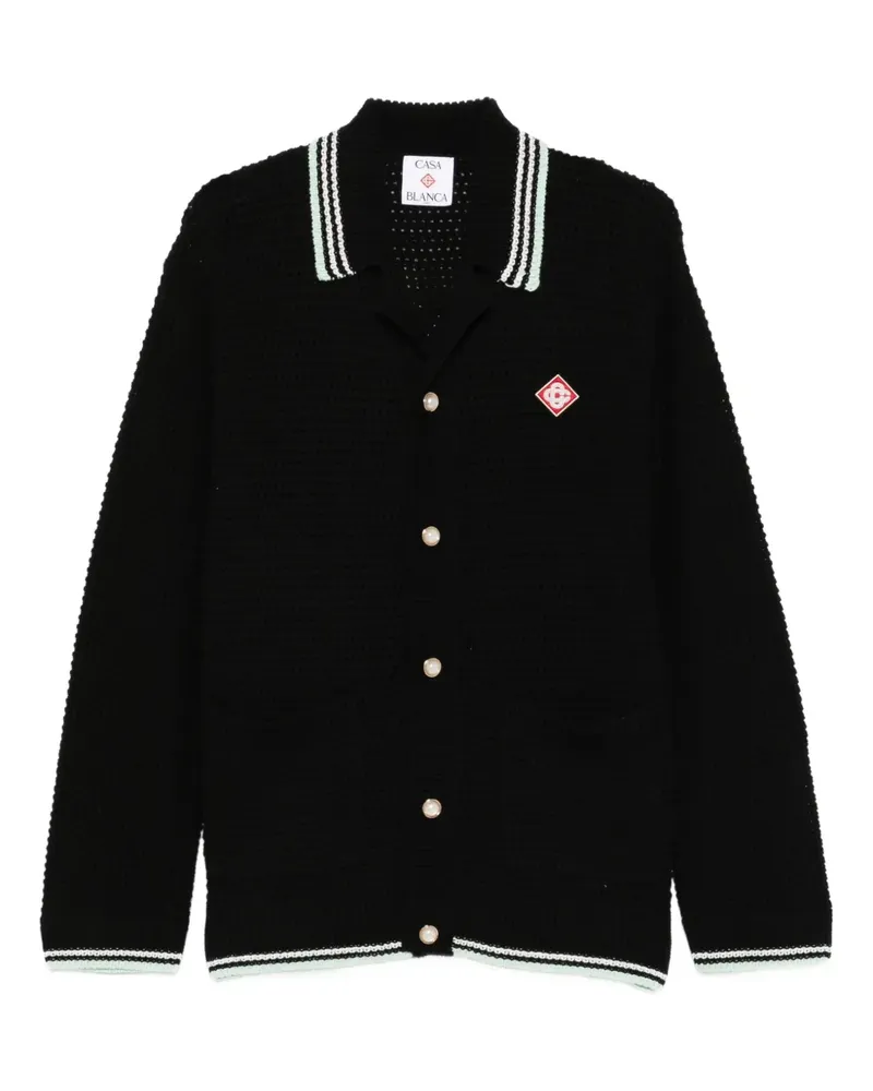 Casablanca Paris Gestrickter Cardigan - Schwarz Schwarz