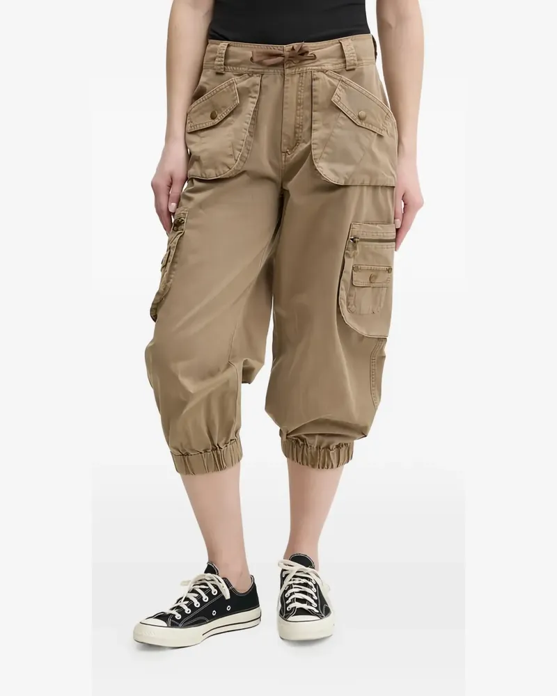 Desigual cargo drawstring trousers - Braun Braun