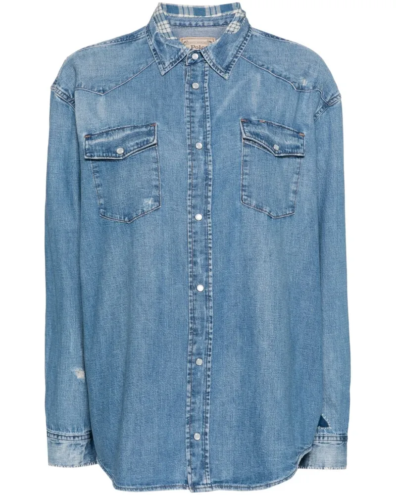 Ralph Lauren Hemd im Distressed-Look - Blau Blau