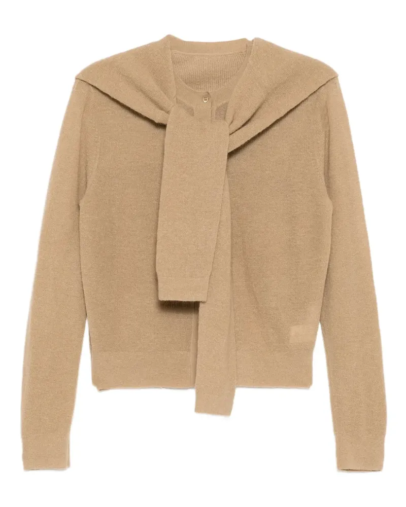 JNBY Drapierter Cardigan - Braun Braun