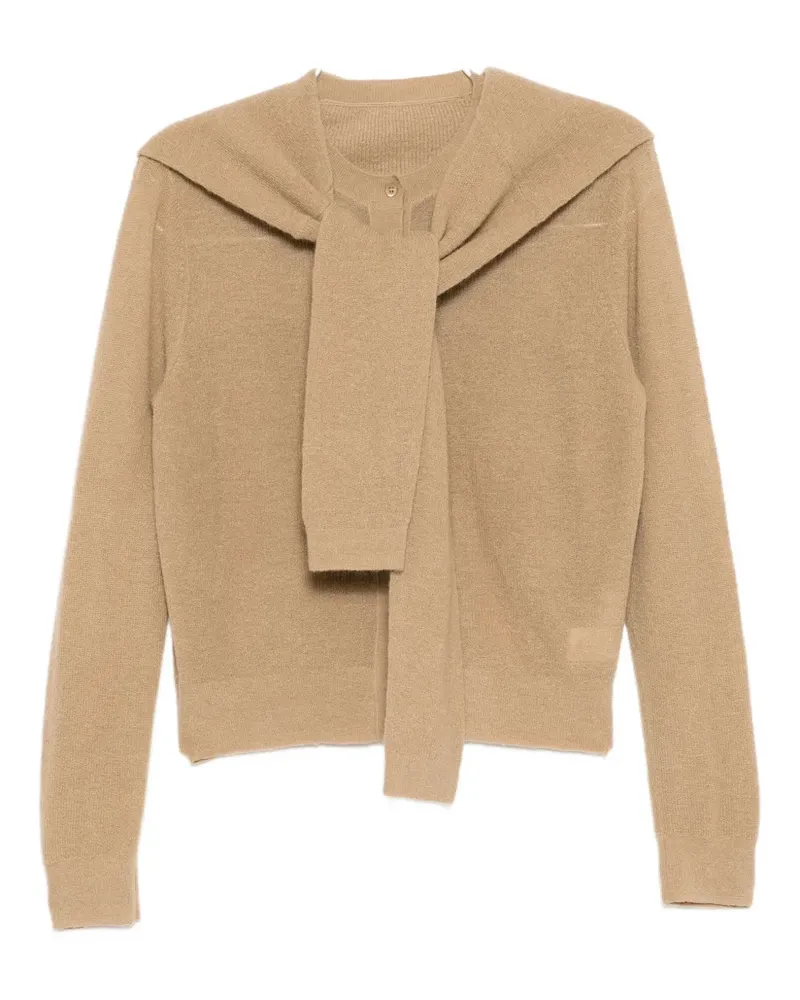JNBY Drapierter Cardigan - Braun Braun