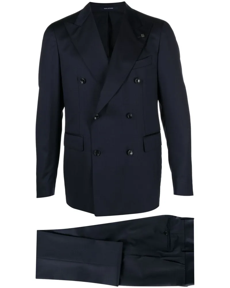 Tagliatore Doppelreihiger Anzug - Blau Blau