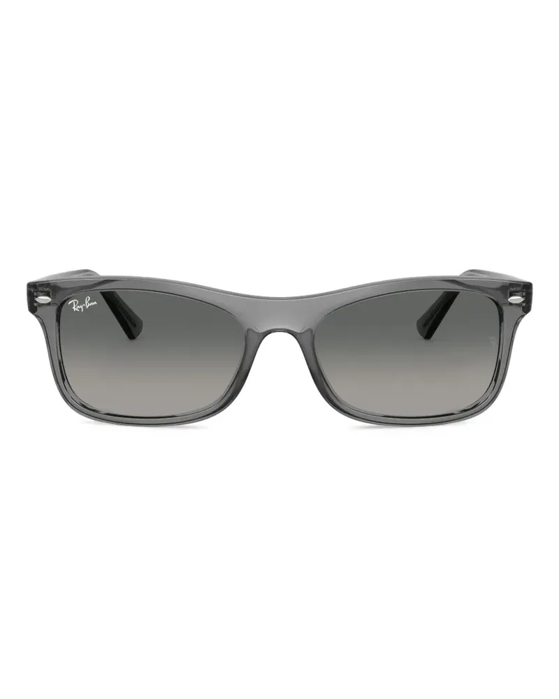 Ray Ban Sonnenbrille mit eckigem Gestell - Grau Grau