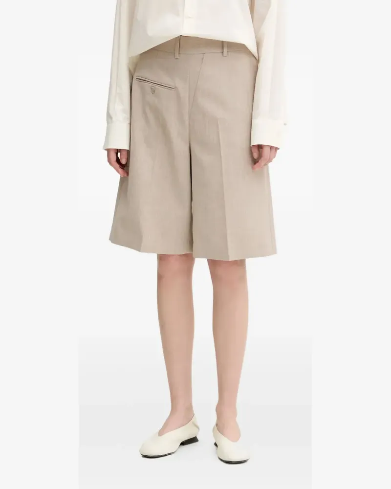 Maison Margiela Gesteppte Shorts mit Falten - Nude Nude