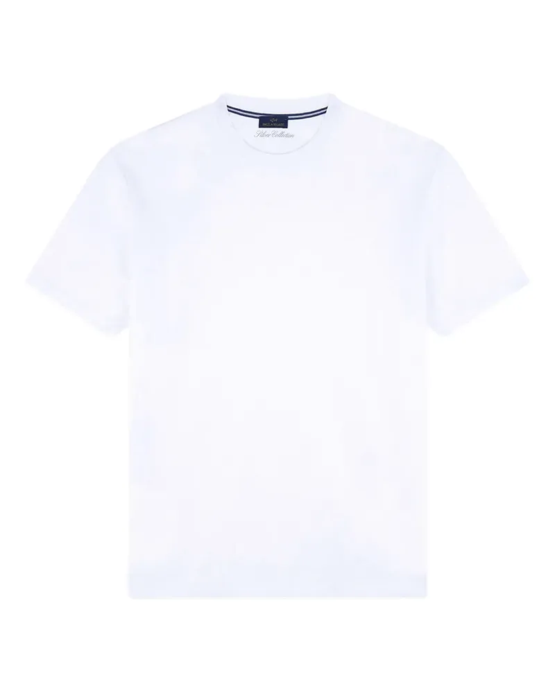 Paul & Shark T-Shirt mit Haifischflossen-Stickerei - Weiß Weiß