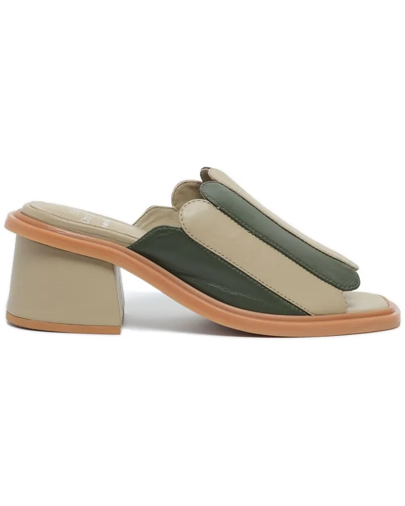 Sarah Chofakian Studio Mules 125mm - Grün Grün
