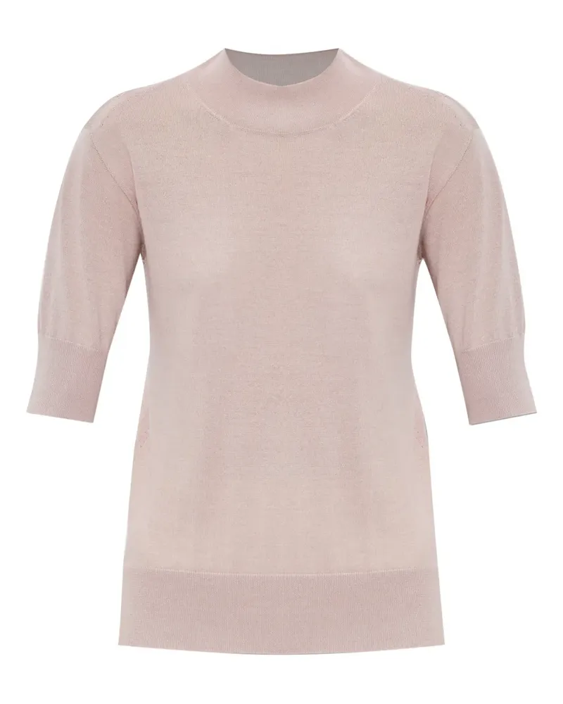 Jil Sander fine-knit T-shirt - Rosa Rosa