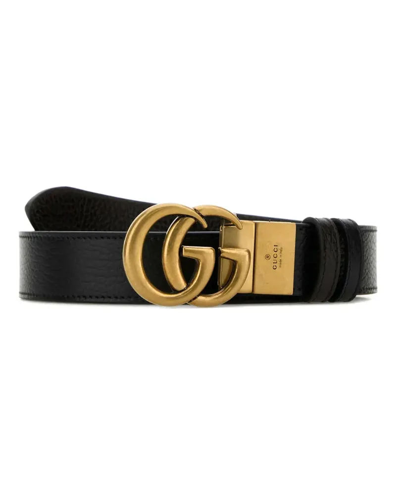 Gucci GG Marmont Gürtel - Schwarz Schwarz