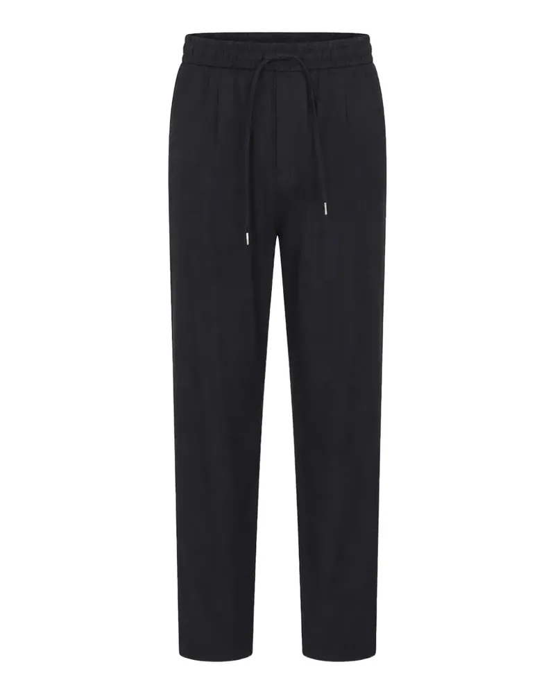 Briglia 1949 drawstring-waist flannel trousers - Blau Blau