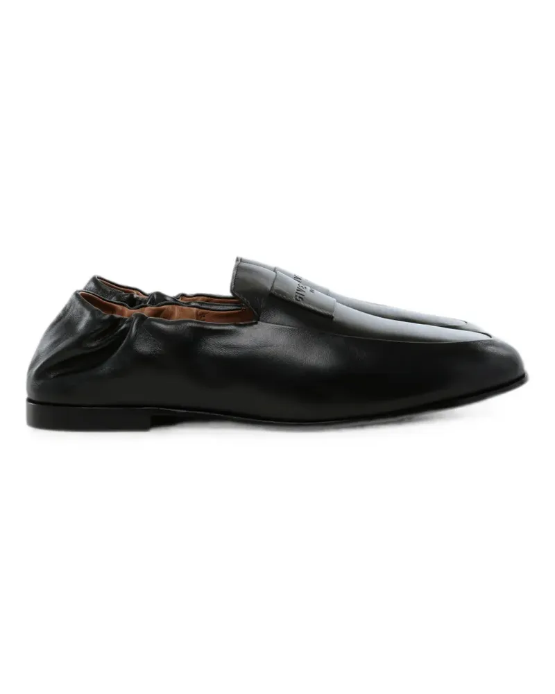 Givenchy logo-embossed elasticated-heel loafers - Schwarz Schwarz