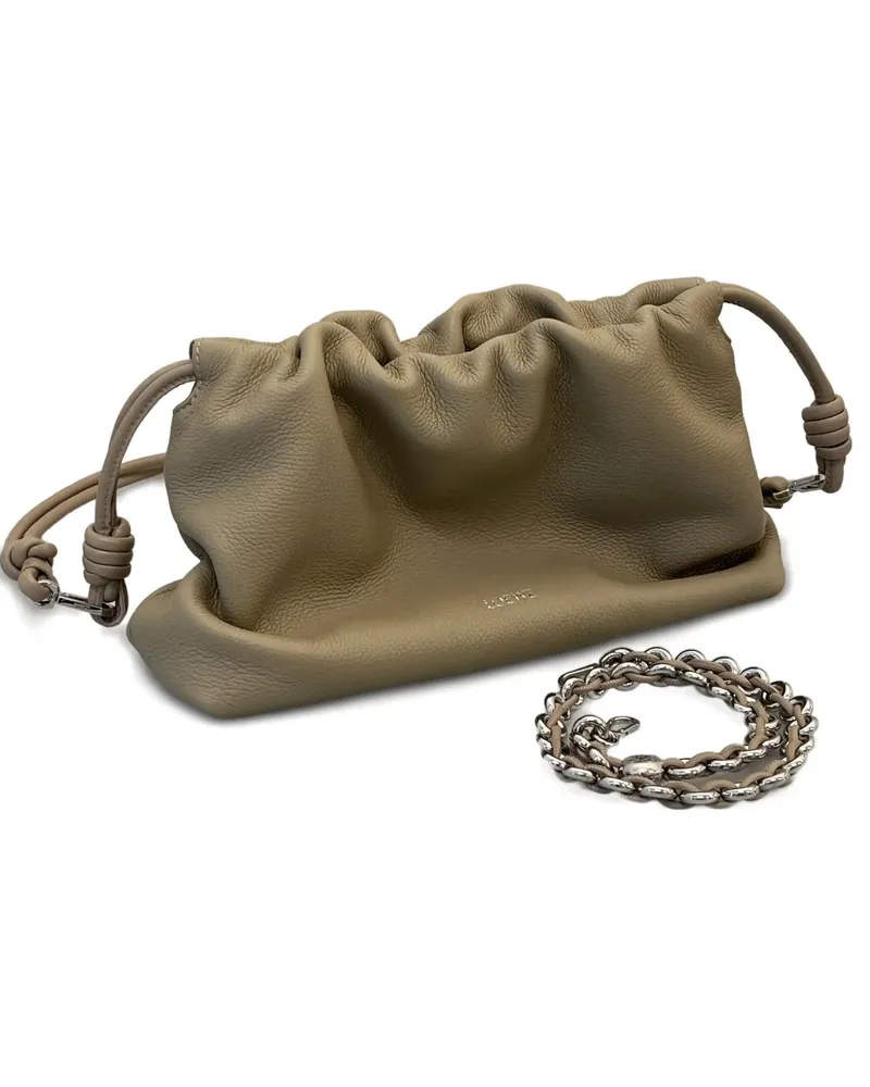 Loewe Mittelgroße Flamenco Clutch - Nude Nude