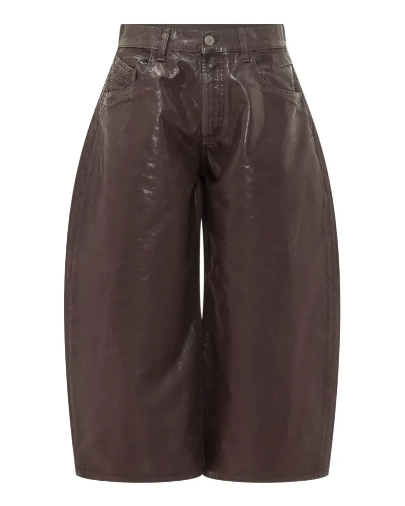 ATTICO Weite Jeans mit glänzendem Finish - Violett Violett