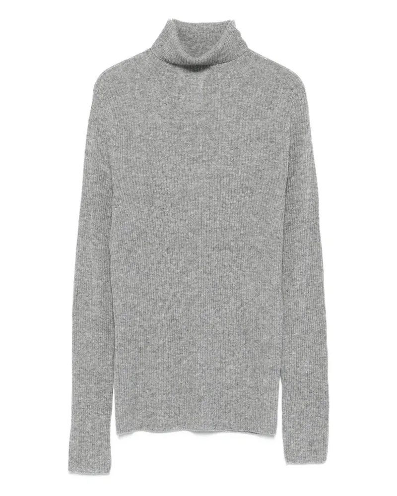 Fabiana Filippi Gerippter Rollkragenpullover - Grau Grau