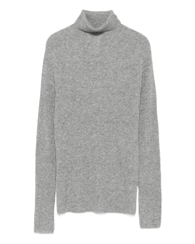 Fabiana Filippi Gerippter Rollkragenpullover - Grau Grau