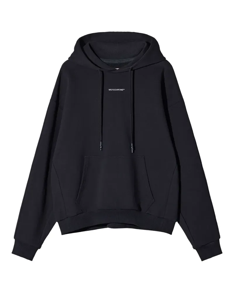 MONOCHROME Hoodie mit Logo-Print - Schwarz Schwarz