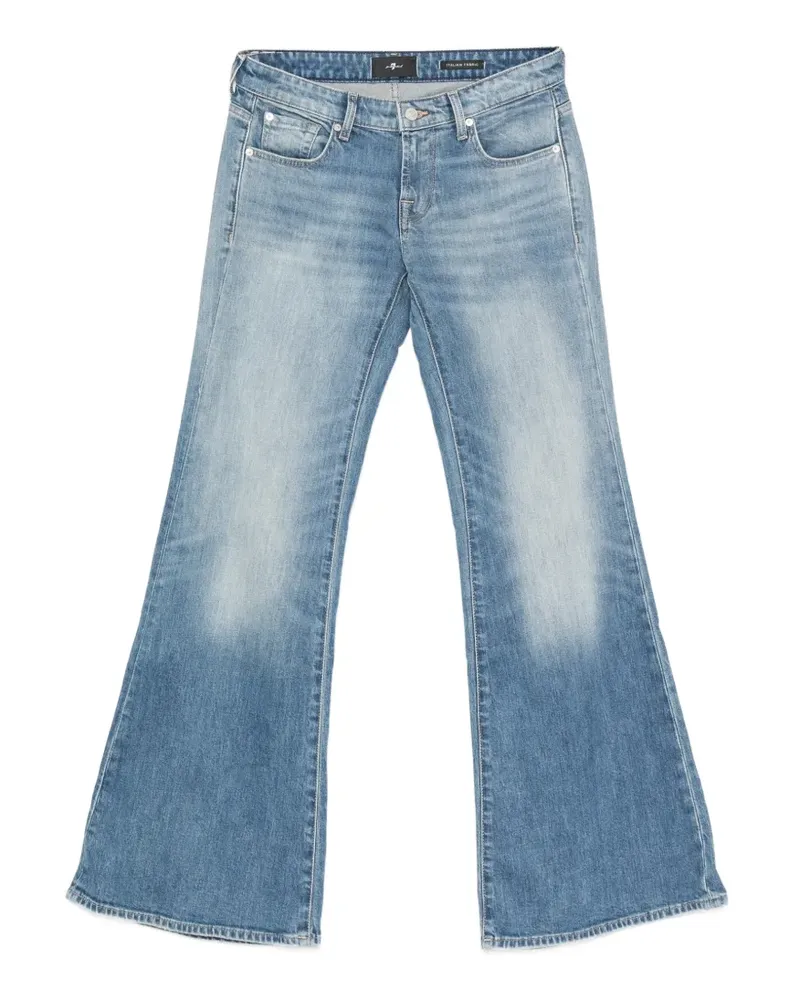 7 for all mankind low-rise flared jeans - Blau Blau