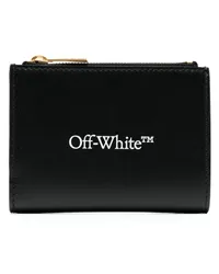 OFF-WHITE Portemonnaie mit Logo-Print Schwarz