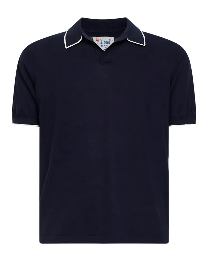 MC2 Saint Barth V-neck T-shirt - Blau Blau