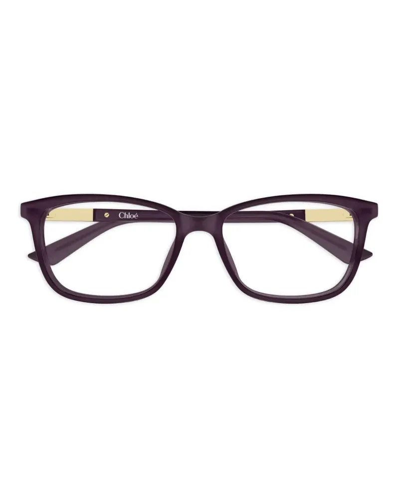 Chloé Brille mit geometrischem Gestell - Violett Violett