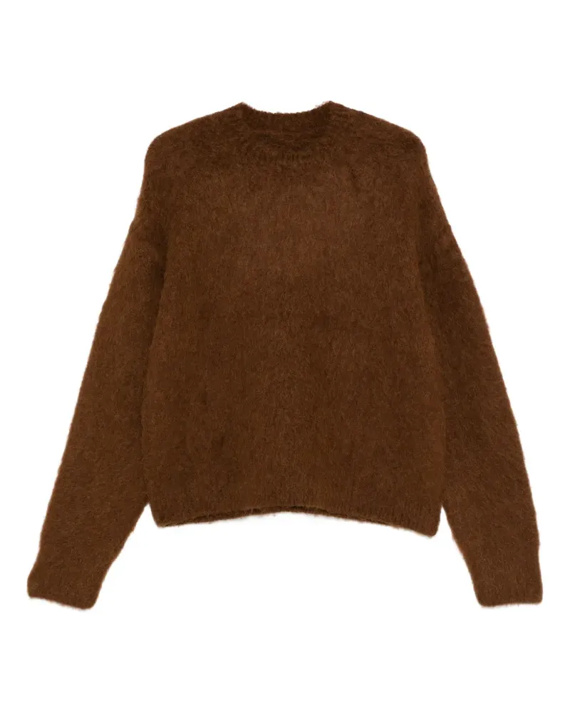 Uma Wang Pullover mit rundem Ausschnitt - Braun Braun