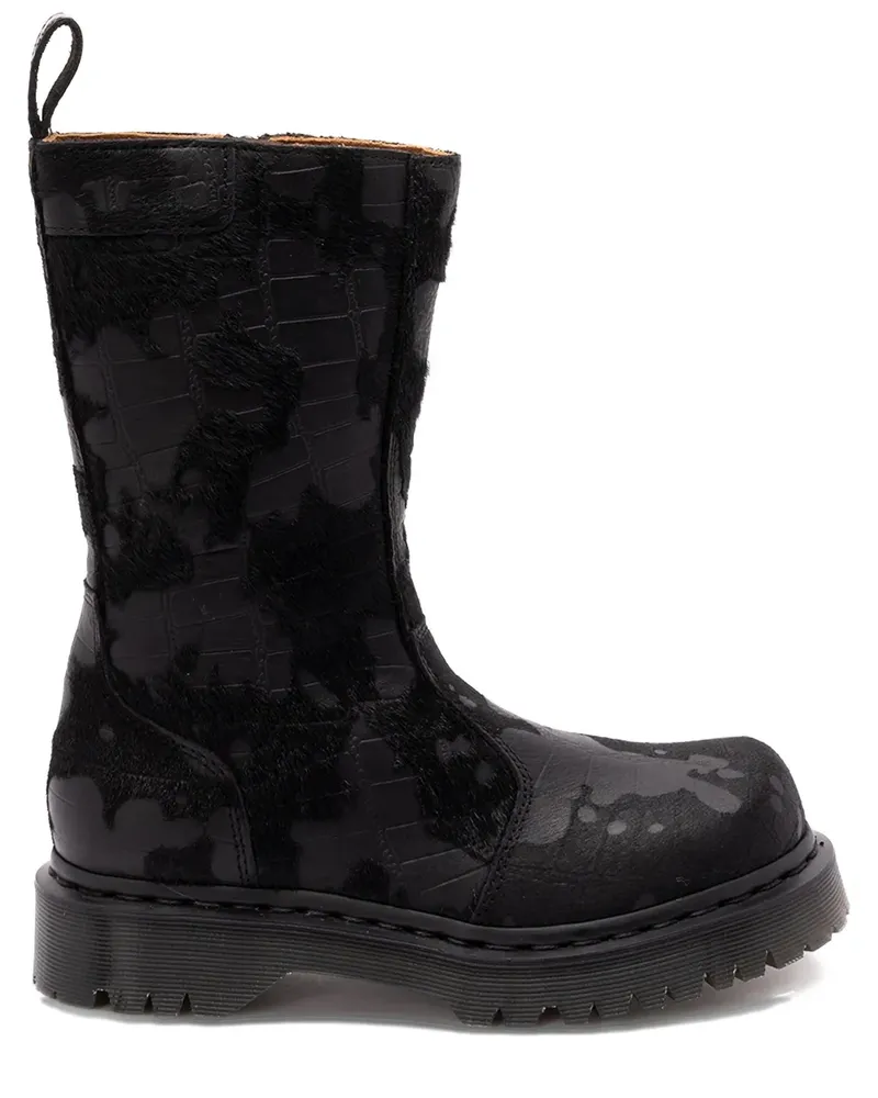Dr.Martens Rejena emboss leather boot - Schwarz Schwarz