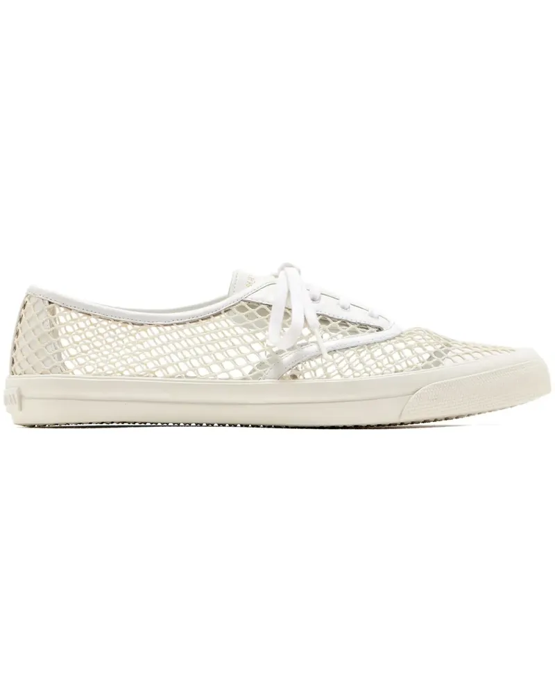 Aquazzura Sneakers mit Mesh-Einsätzen - Weiß Weiß