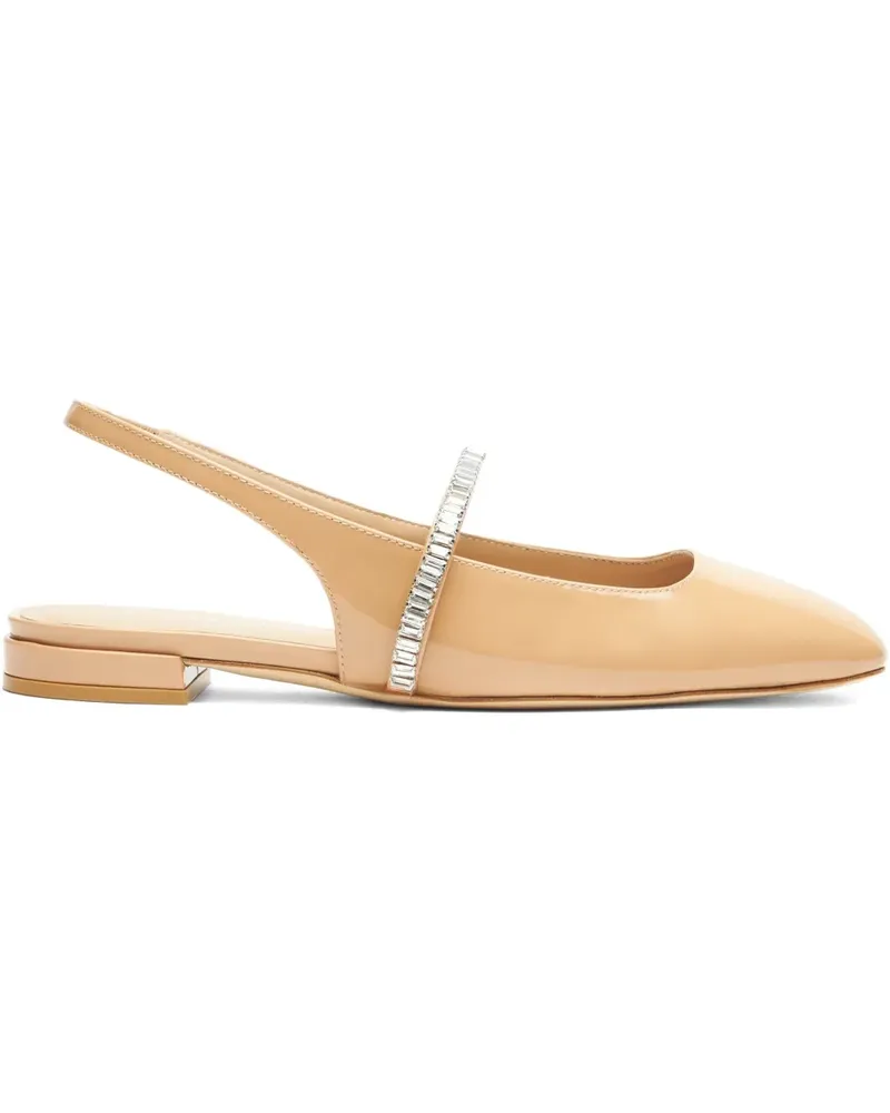 Stuart Weitzman Flache Slingback-Pumps mit Kristallen - U2A U2a