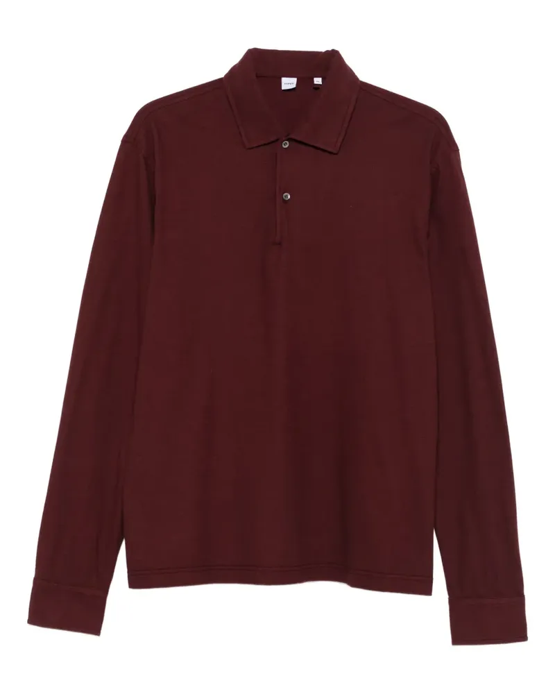 ASPESI Langärmeliges Poloshirt - Rot Rot